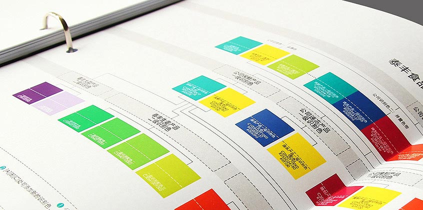 泰豐食品品牌設計—標準色