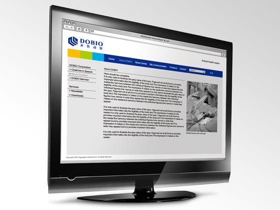 齊魯制藥DOBIOVI設計—網(wǎng)站設計展示（一）