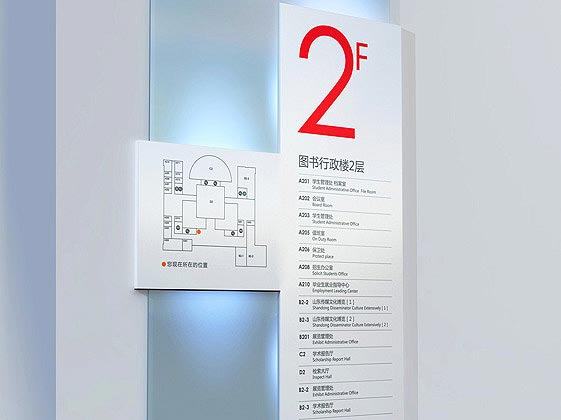 懸掛式導視牌設計